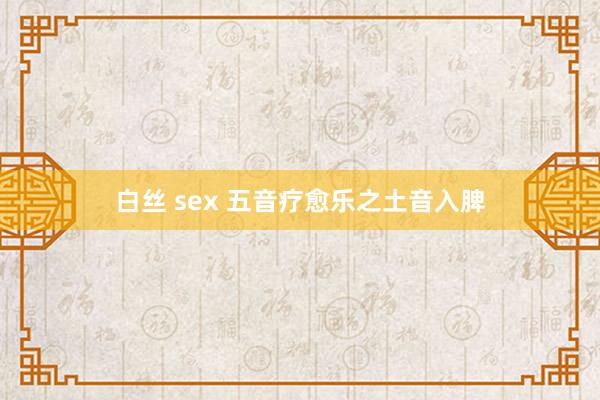 白丝 sex 五音疗愈乐之土音入脾